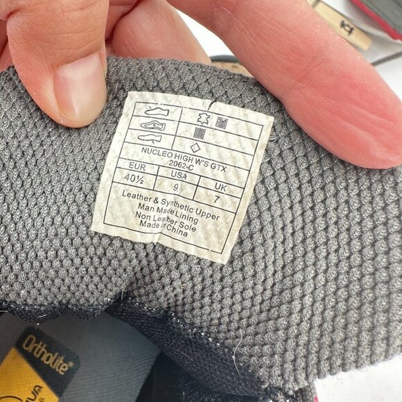 La Sportiva Nucleo High  GTX Women Size 9 Brown Aloe Velvet Waterproof Boot - Picture 10 of 11